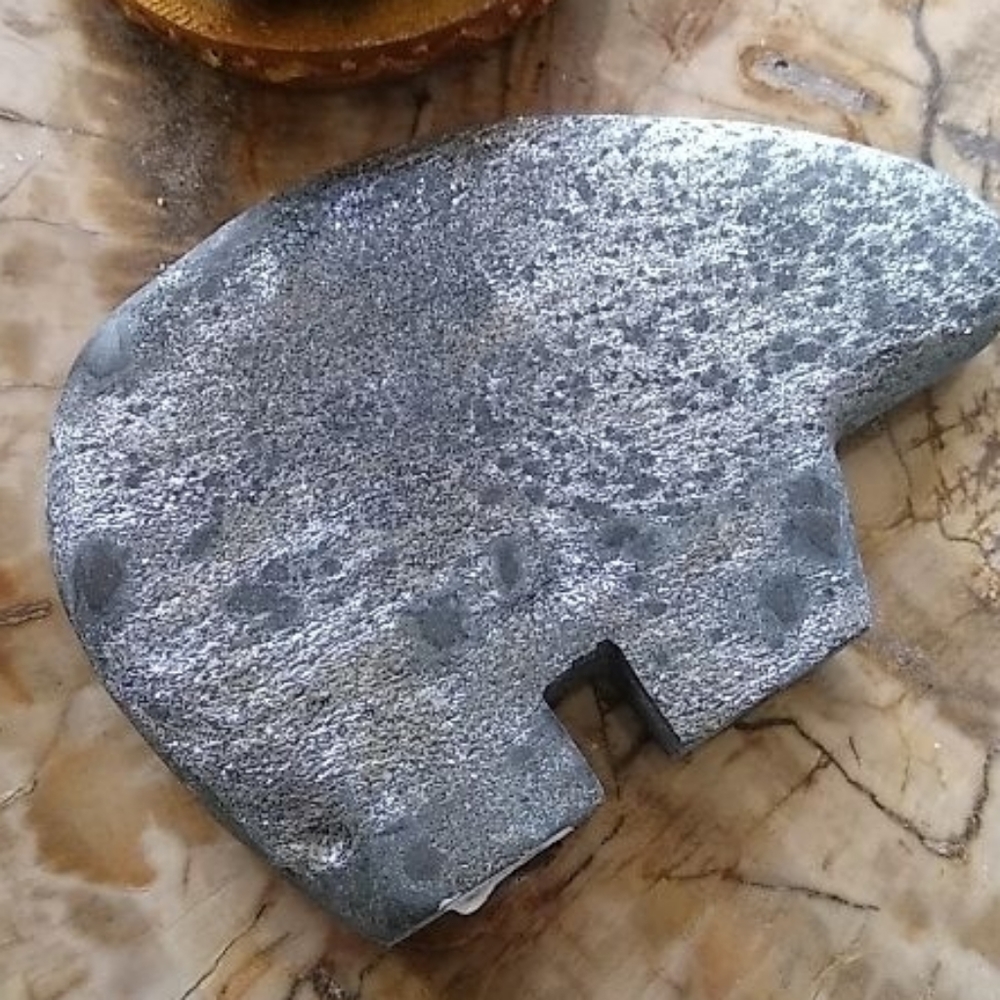 Zuni Bear Hematite Specularite Handmade Carved Stone